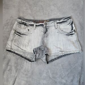 Mudd Light Gray Jean Shorts
